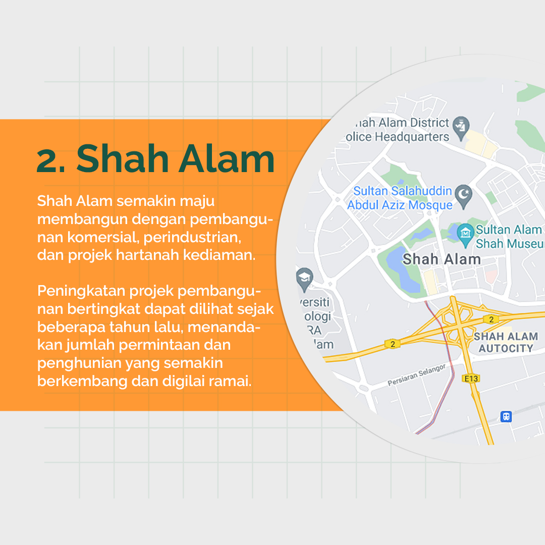 7 kawasan paling popular di Lembah Klang - Shah Alam