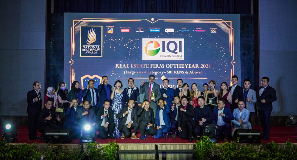 IQI diserikan dengan Anugerah Firma Hartanah Terbaik di NREA 2021