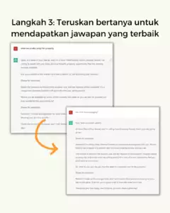 langkah ketiga cara menggunakan ChatGPT buat ejen hartanah
