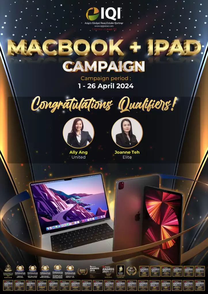 perunding hartanah iqi yang memenangi pemenang macbook dan ipad