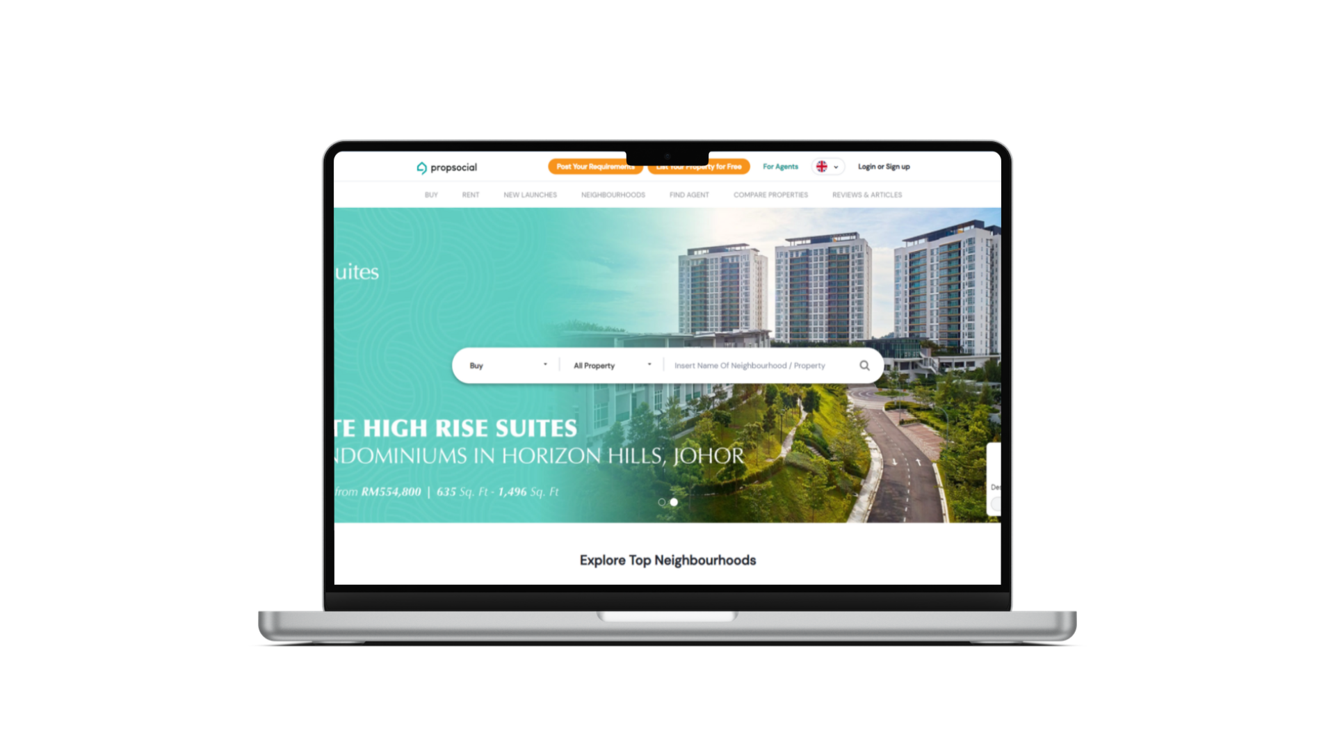 PropSocial Portal carian hartanah