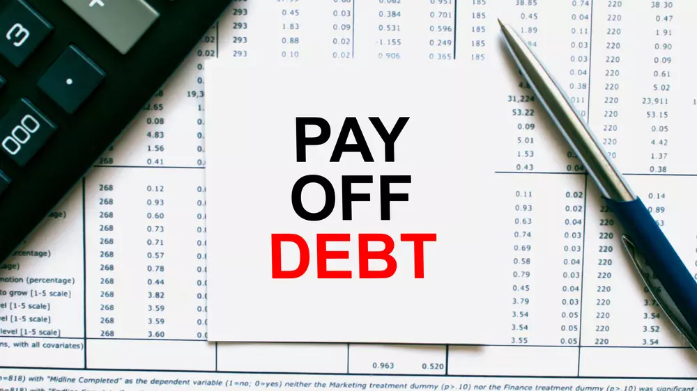 pay off debt