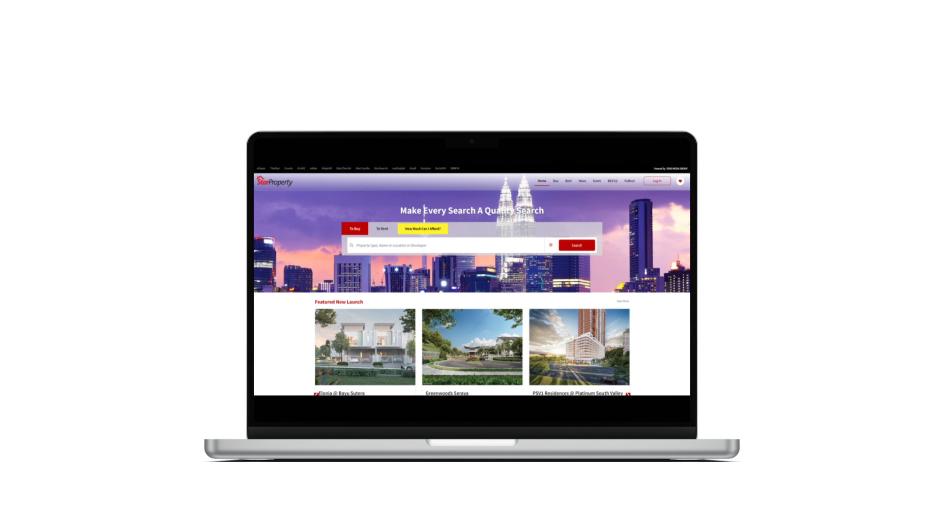 Portal Carian Hartanah StarProperty