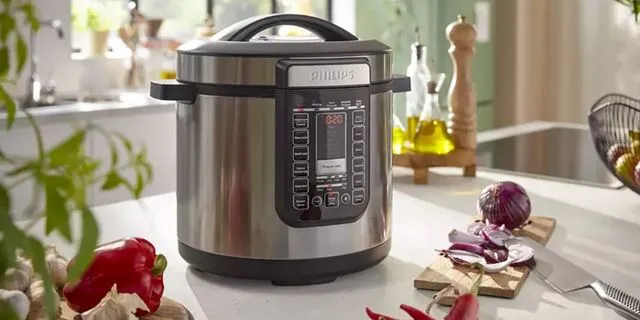 Philips instant pot on an island