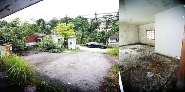 马来西亚鬼屋甲洞Jalan 7洋房外部与内部情况