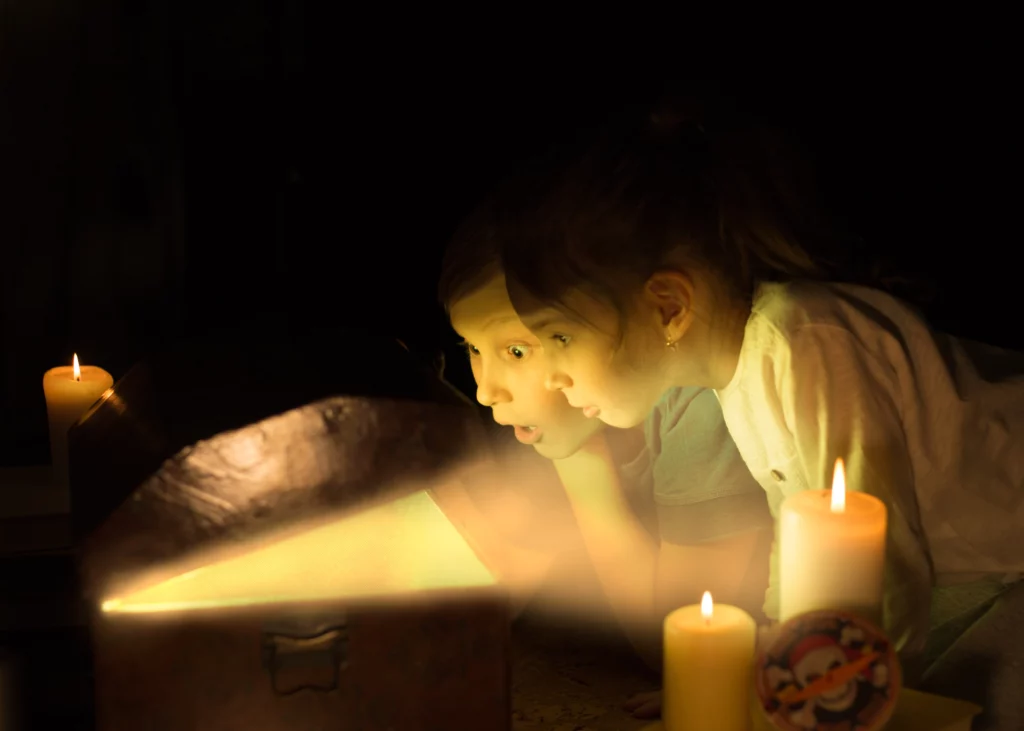 children finding a property gem