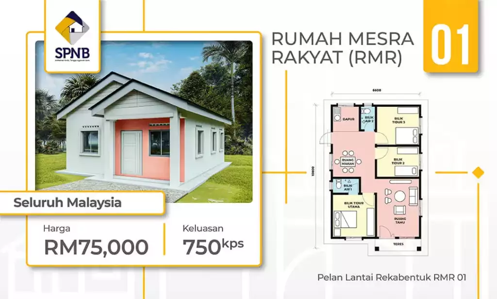 contoh reka bentuk rumah mesra rakyat 1