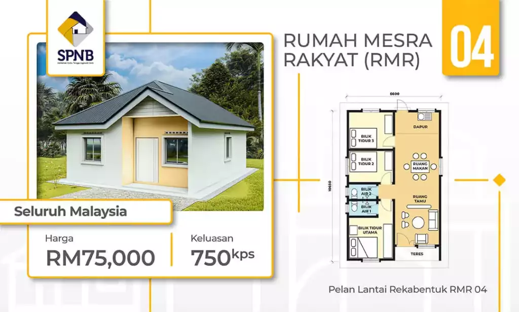 contoh reka bentuk rumah mesra rakyat 4
