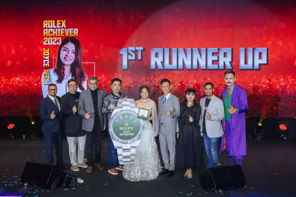 joyce yeoh, perunding hartanah IQI yang memenangi rolex baru-baru ini di IQI Festival 2024