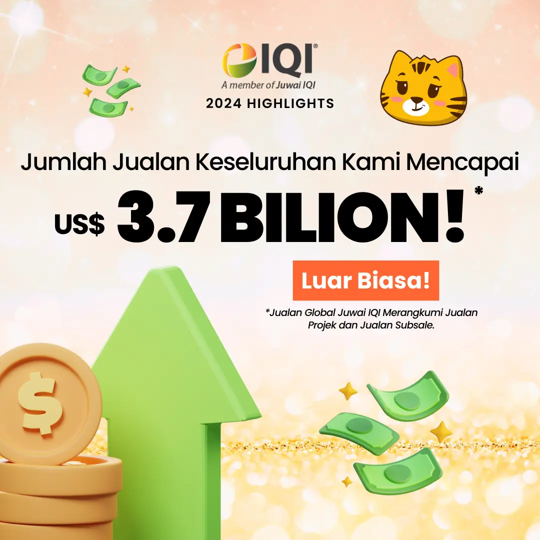 jumlah jualan keseluruhan IQI Global pada tahun 2024 mencapai USD3.7 Bilion