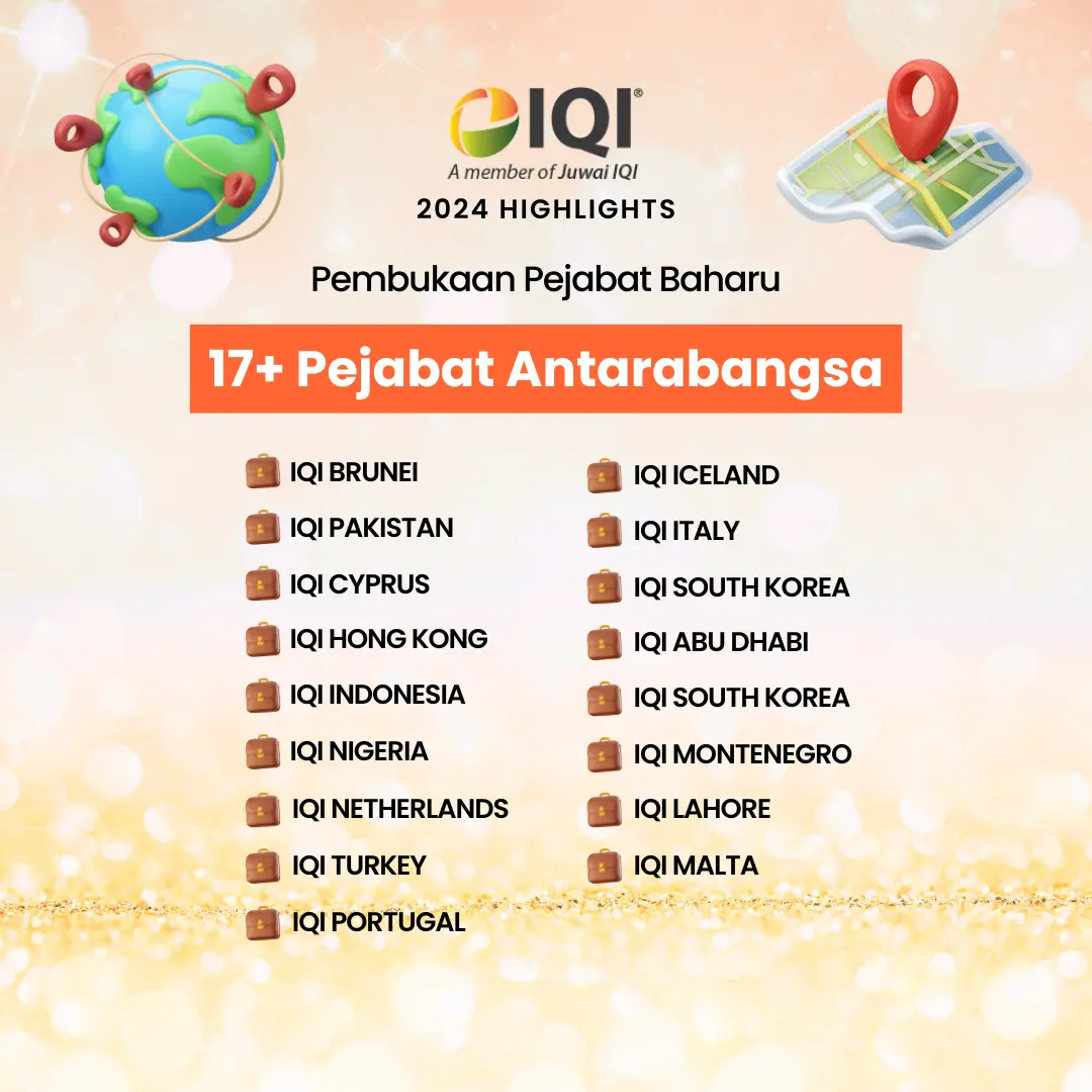 IQI Global telah meluaskan rangkaian global dengan menambah 17 buah negara baharu pada tahun 2024