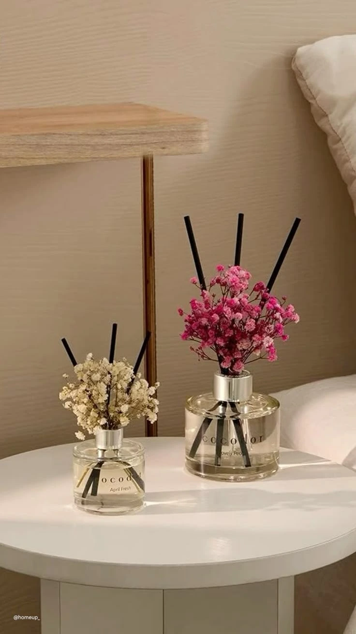 bauan diffuser juga dapat memberi aroma khas dan sesuai sebagai hiasan dalam rumah yang menambah lagi seri deko raya aidilfitri anda