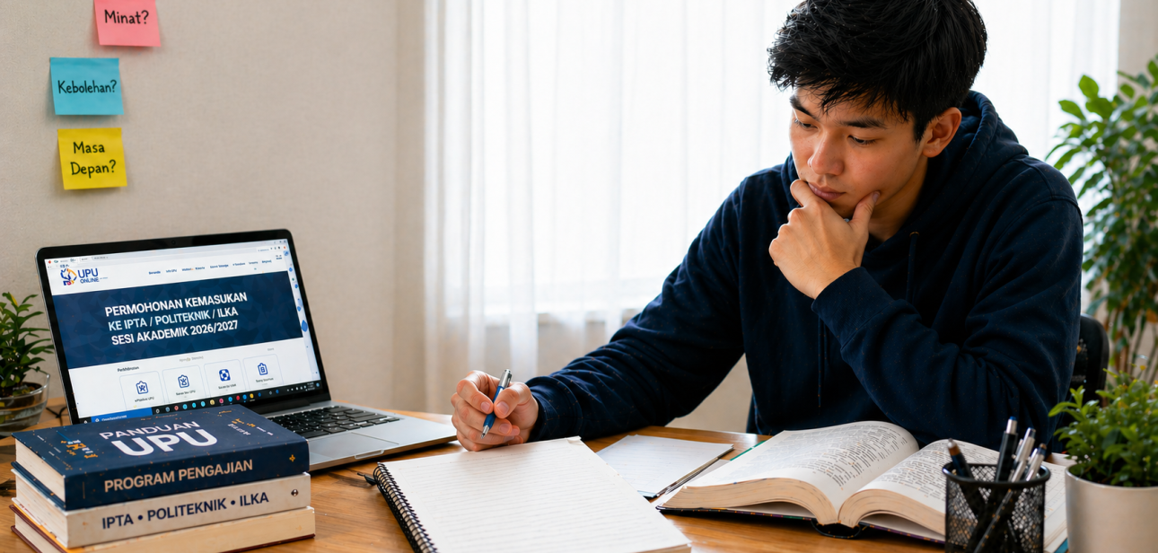 10 Pilihan UPU Untuk Lepasan SPM & Cara Pilih Laluan Yang Sesuai