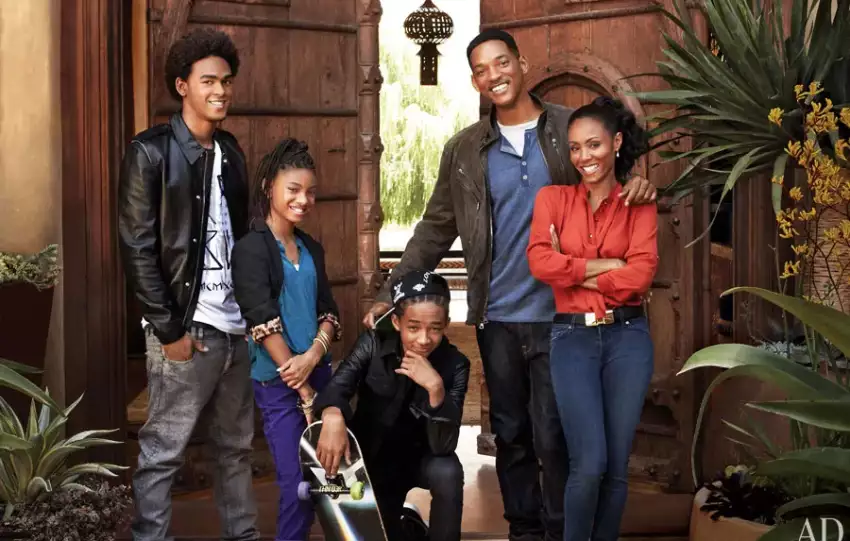 Actor will smith and family jada pink smith