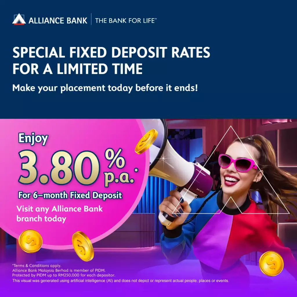 Alliance Bank 定期存款