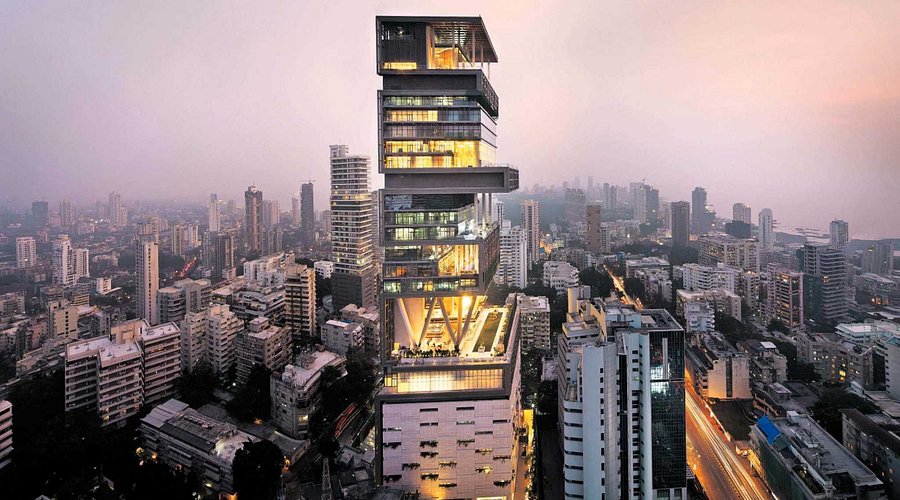 Mukesh Ambani's Antilia, Mumbai, India – $1+ Billion