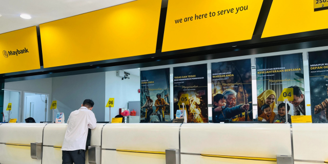 Maybank柜台