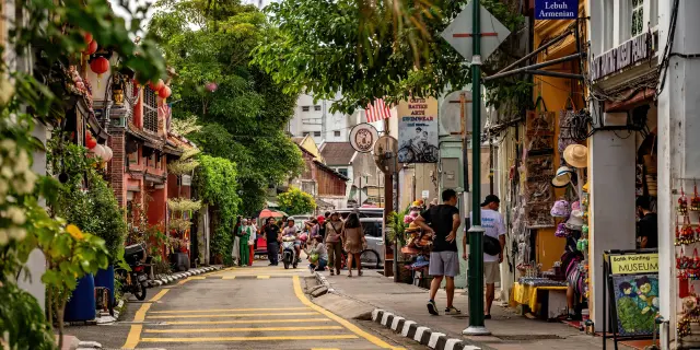 George Town penang yang sering menjadi destinasi pelancong