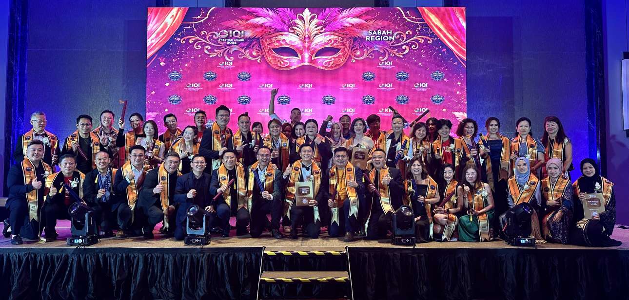 iqi sabah high achievers, photo taken during IQI Global Prestige Award for Sabah region