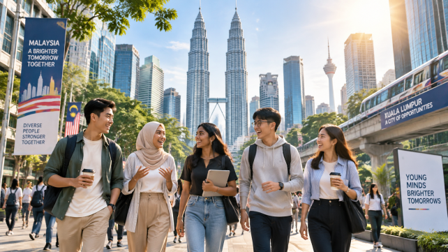 Young Malaysians at IQI Youth Connect 2026 discussing the future workforce