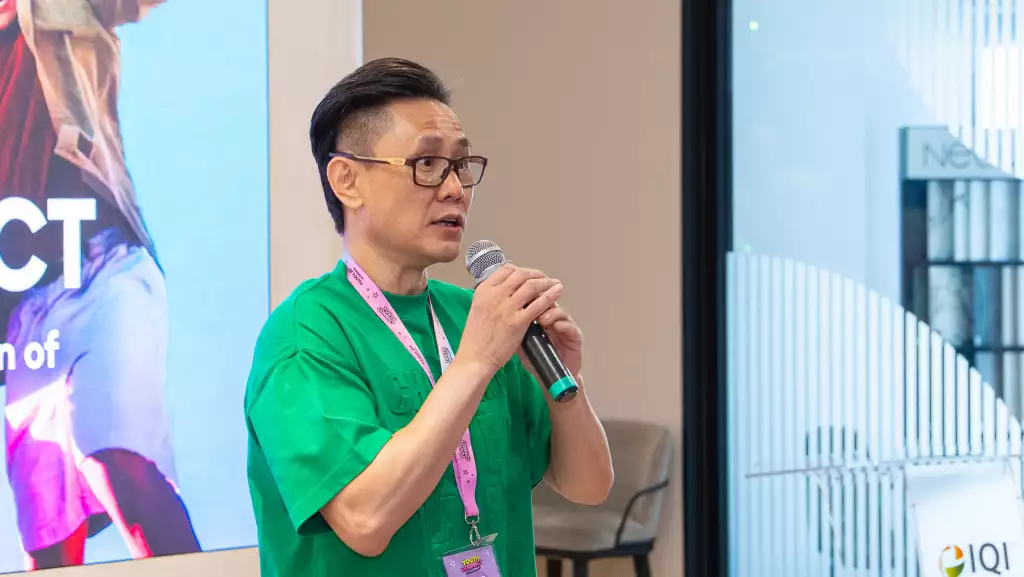 Daniel Ho, Co-Founder and Group Managing Director of IQI, speaking at Youth Connect