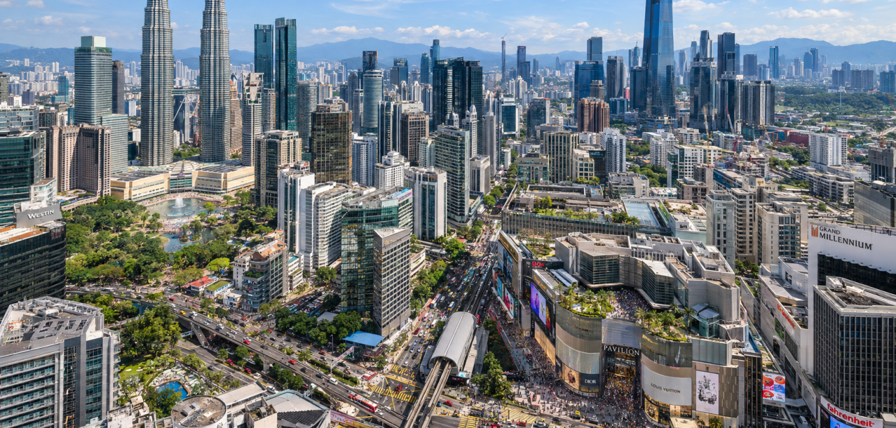 KLCC, Bukit Bintang and TRX compared in the Kuala Lumpur Golden Triangle